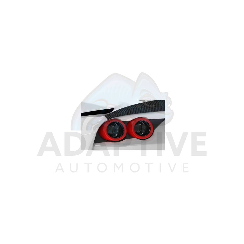 Carbon tail light surround