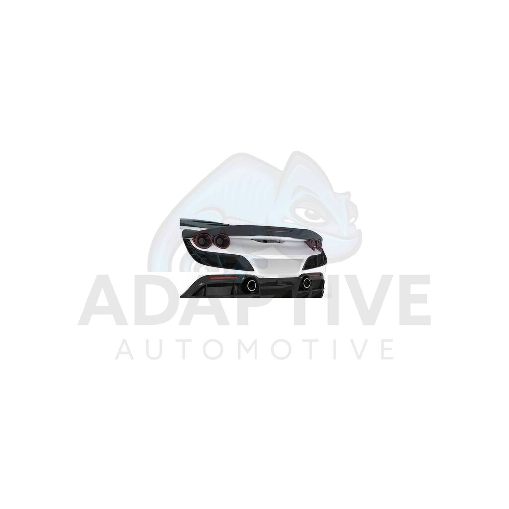 Carbon rear spoiler