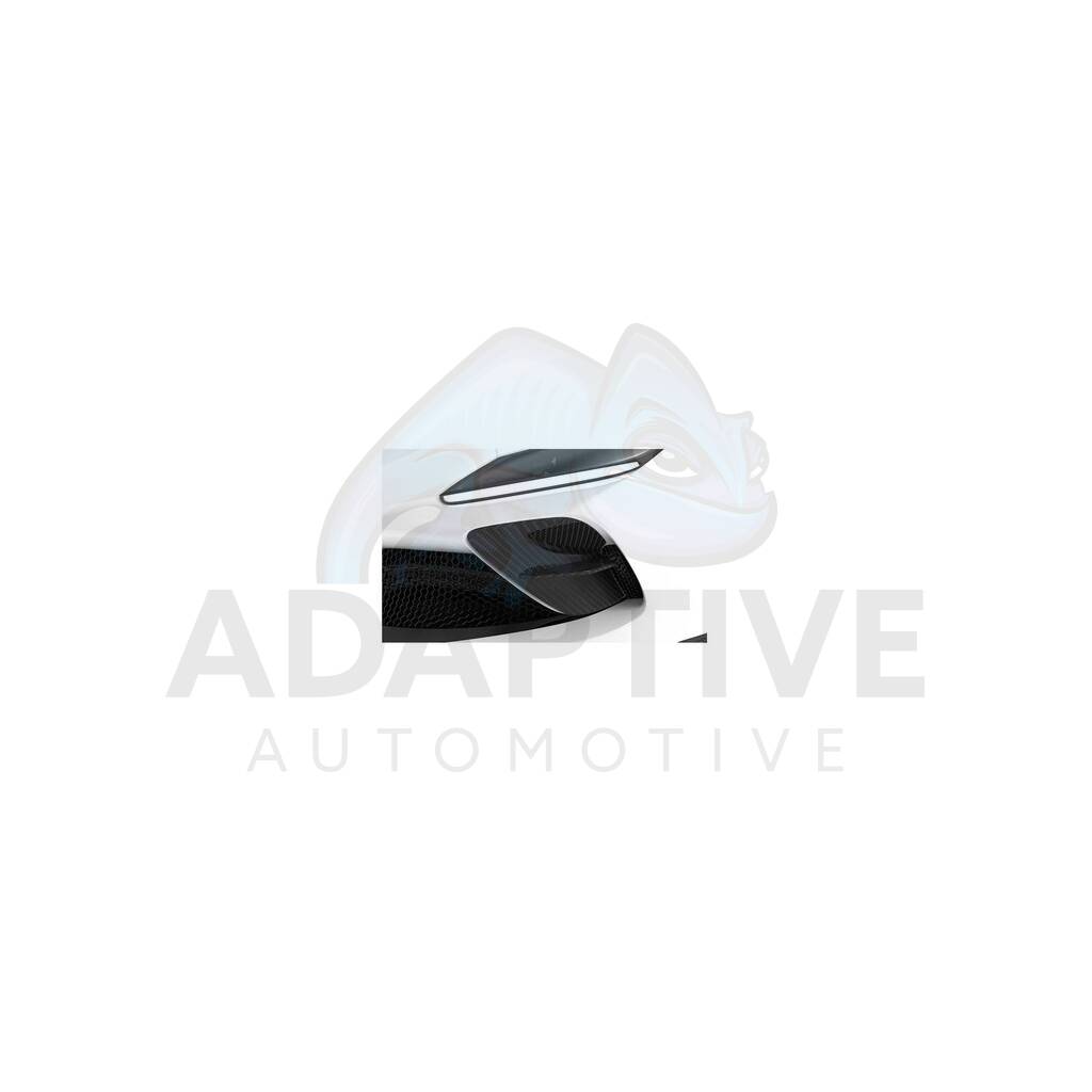 Carbon front bumper inserts