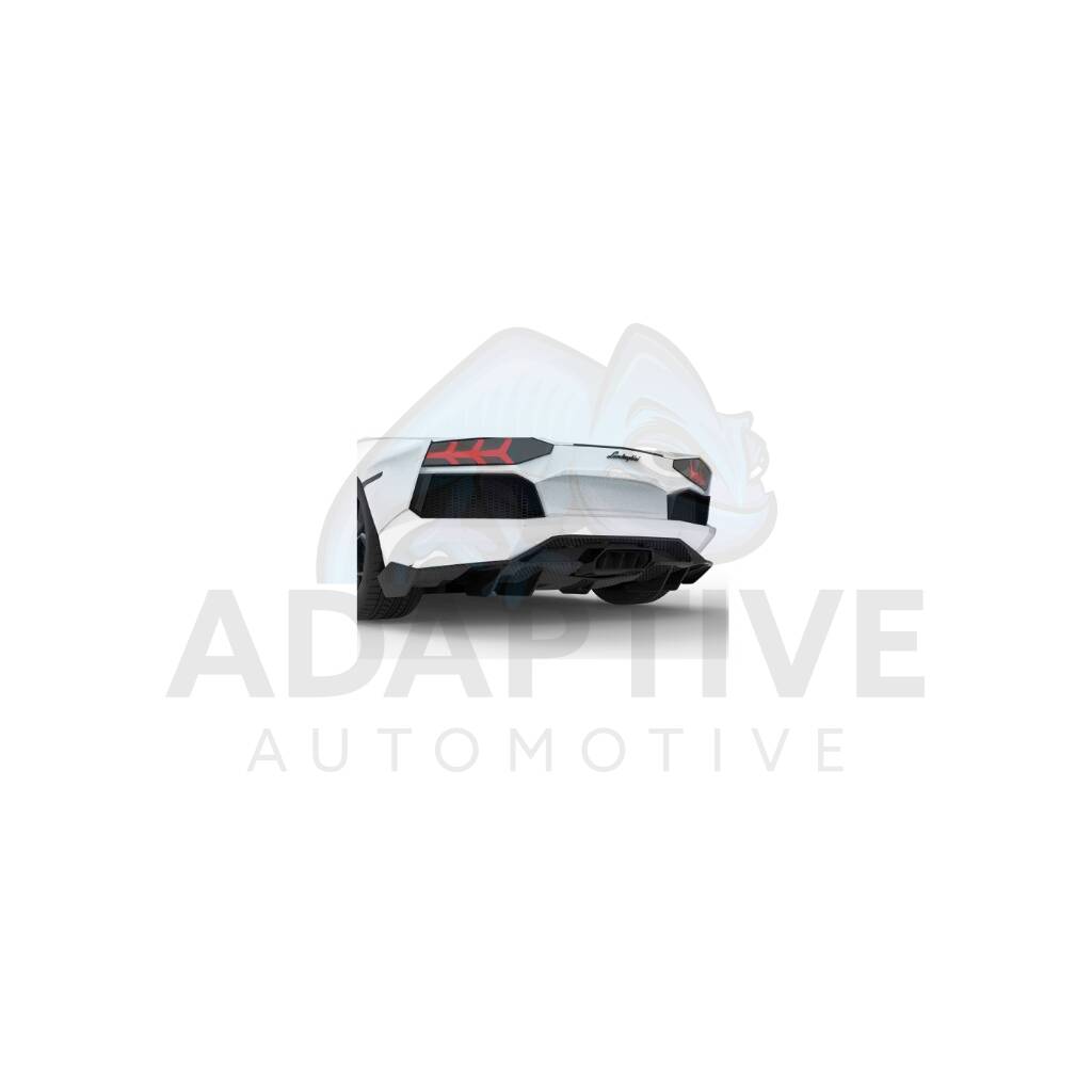 Carbon rear diffuser