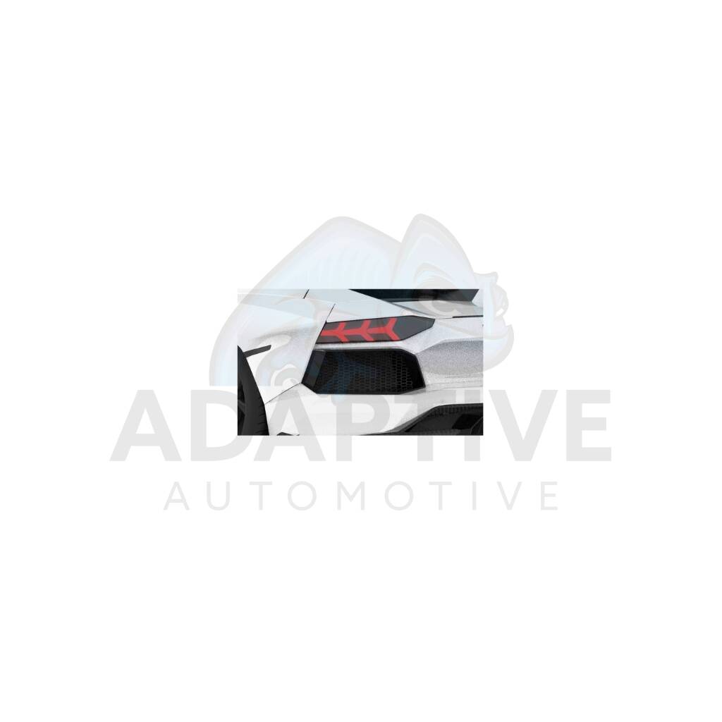 Carbon rear grill vents