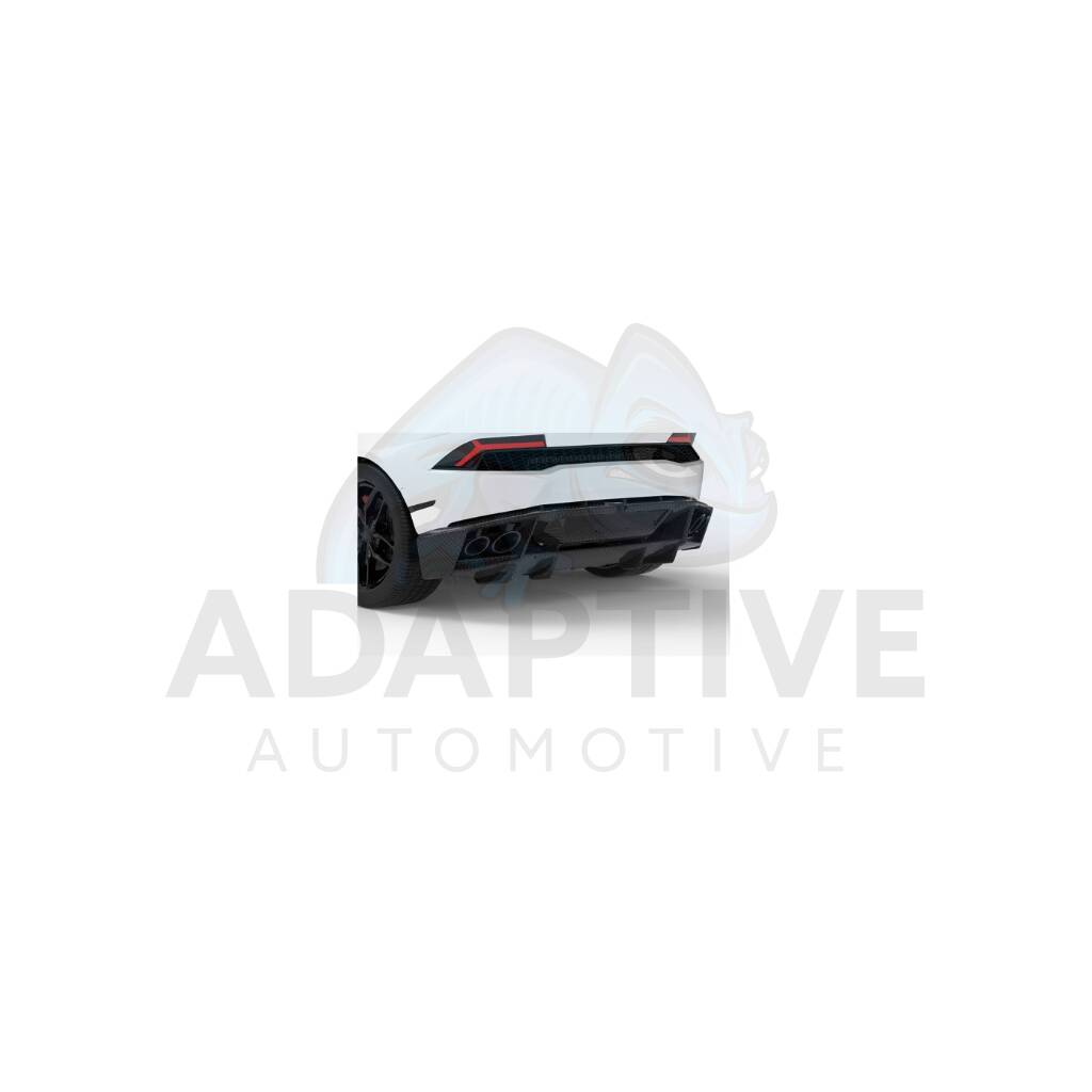 Carbon rear diffuser