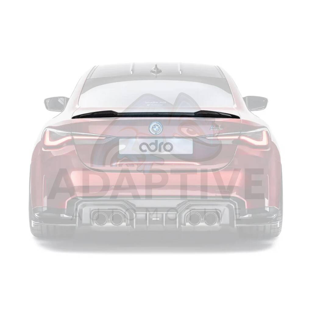 Carbon trunk spoiler 