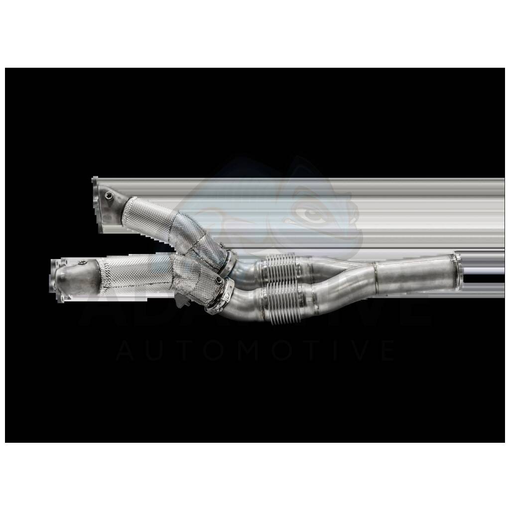 Downpipe / Link pipe set (SS) for stock turbochargers