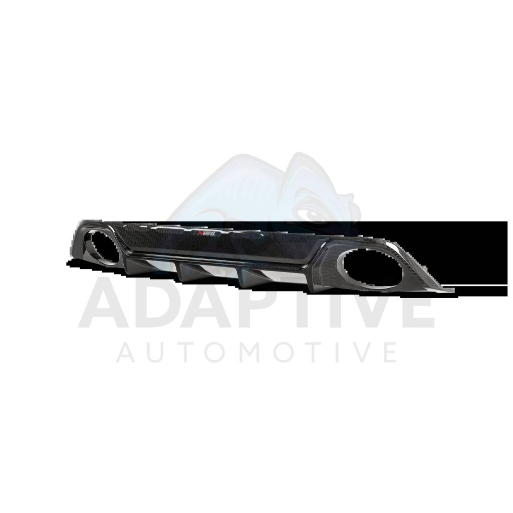 Rear Carbon Fiber Diffuser - High Gloss