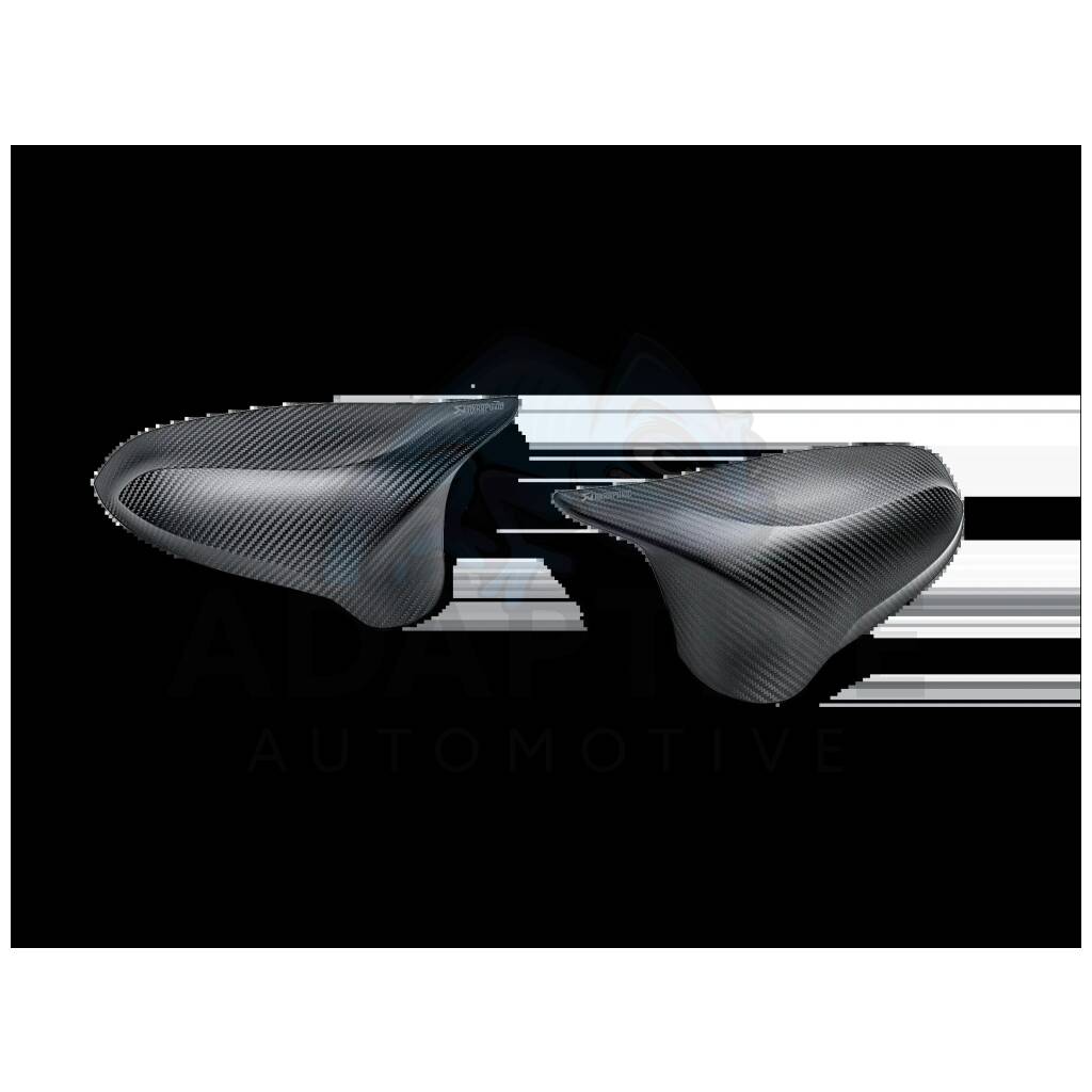 Carbon Fiber Mirror Cap Set - Matte