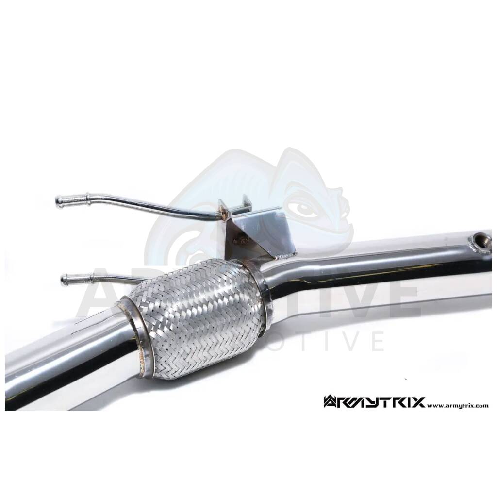 Decatted downpipe