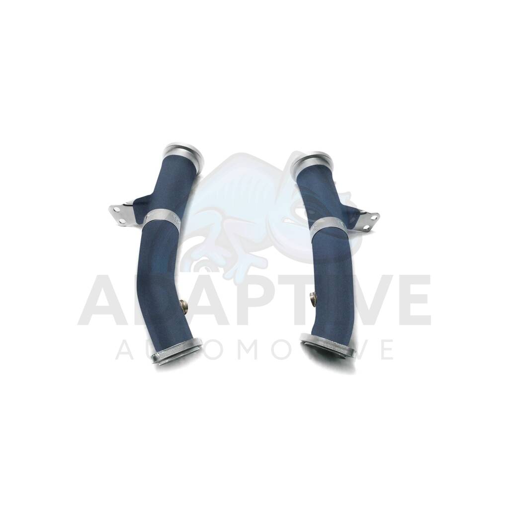 Ceramic coated decatted downpipe (Right hand drive)