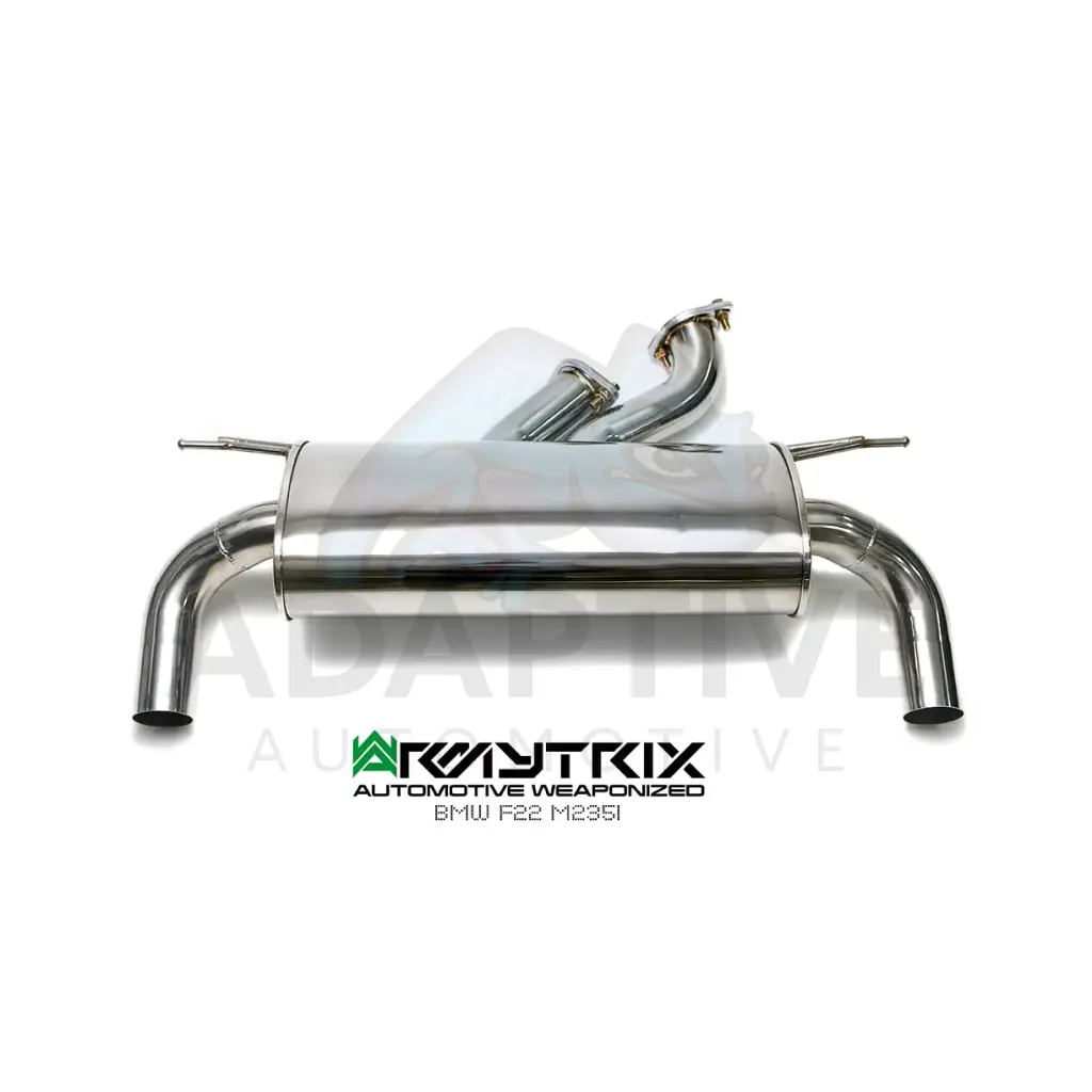 Adaptive Automotive - Armytrix Catback with chrome tips (Fits to quad ...