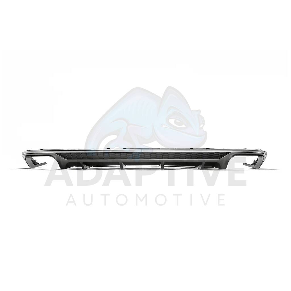 S4 style rear quad diffuser (fits to non S-line rear bumper)