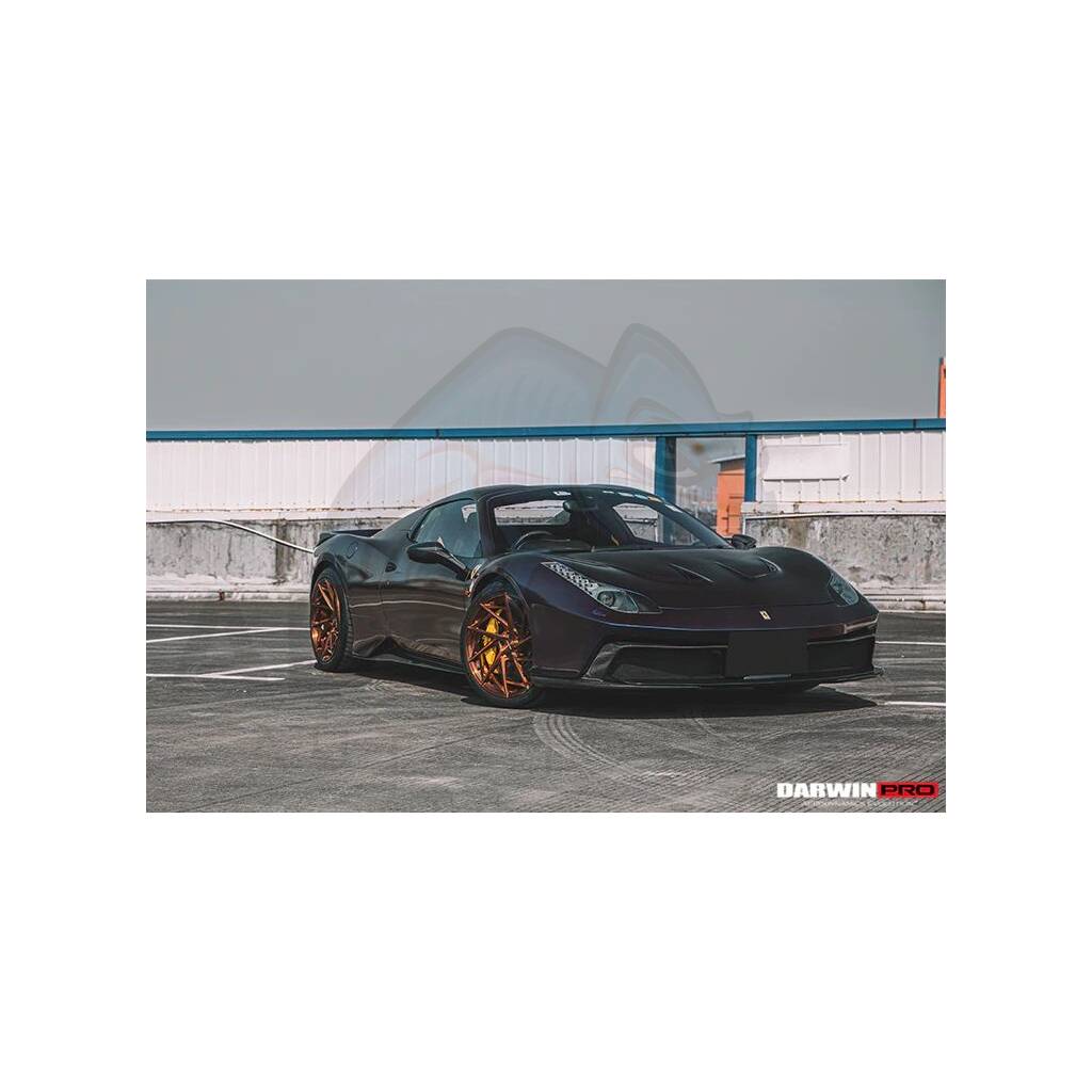 Ferrari 458 Spider BKSS Style Partial Carbon Fiber Full Body Kit