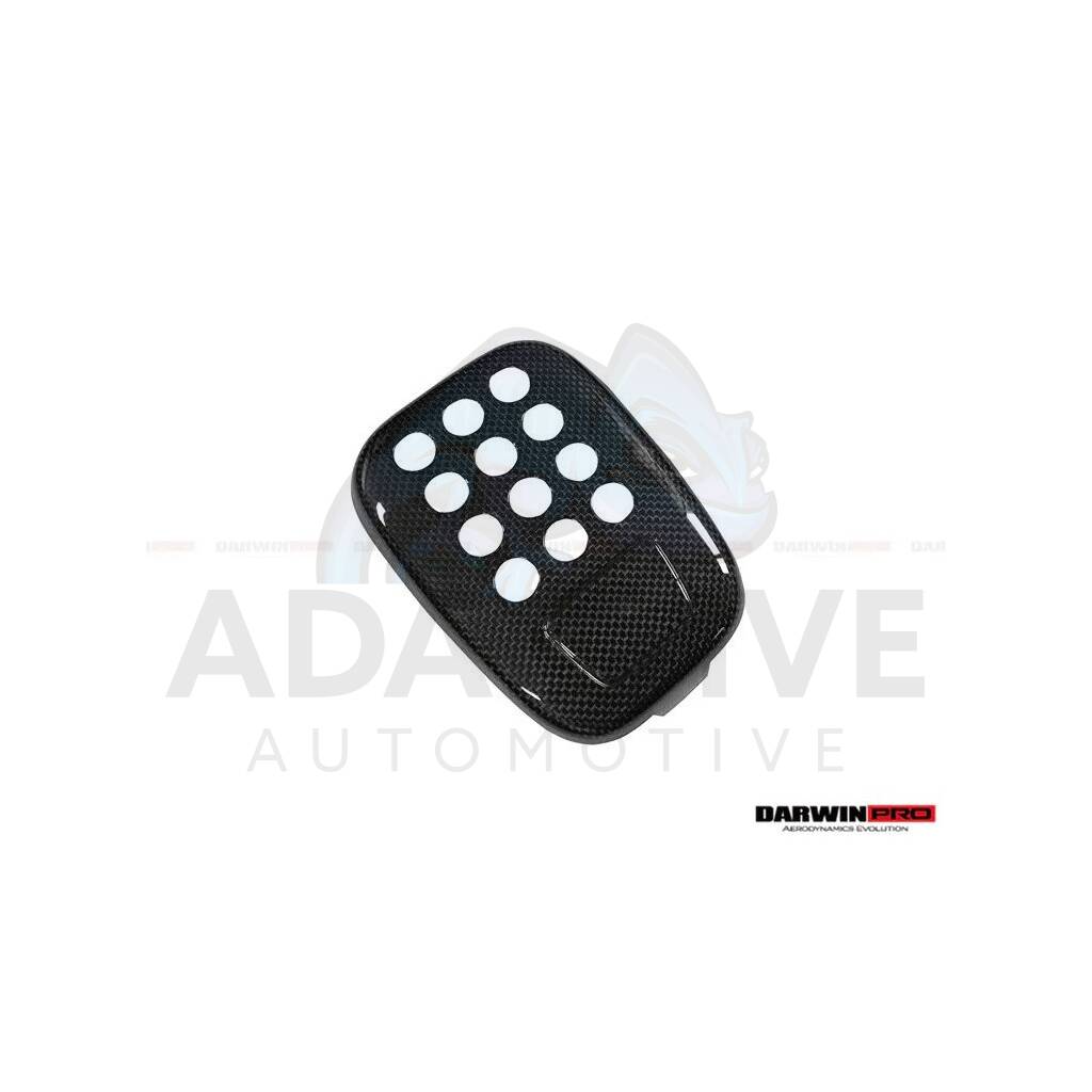 Dry Carbon Fiber Rear Black Light Cover