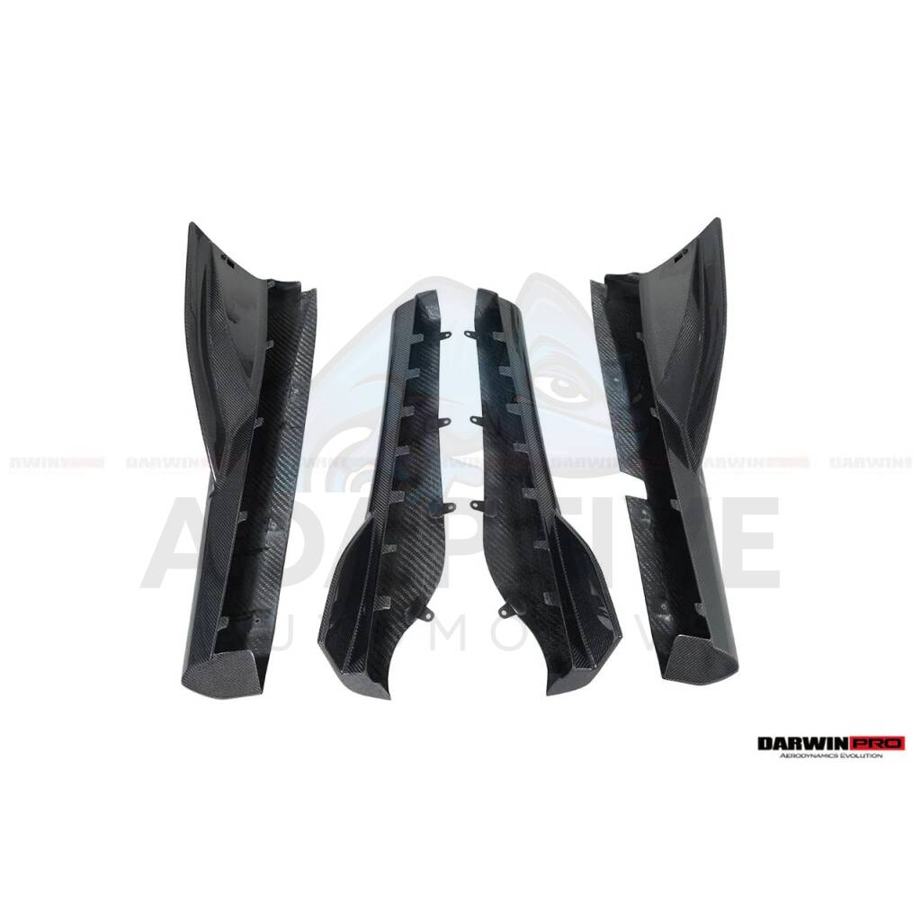 Carbon Fiber Side Skirts Under Board