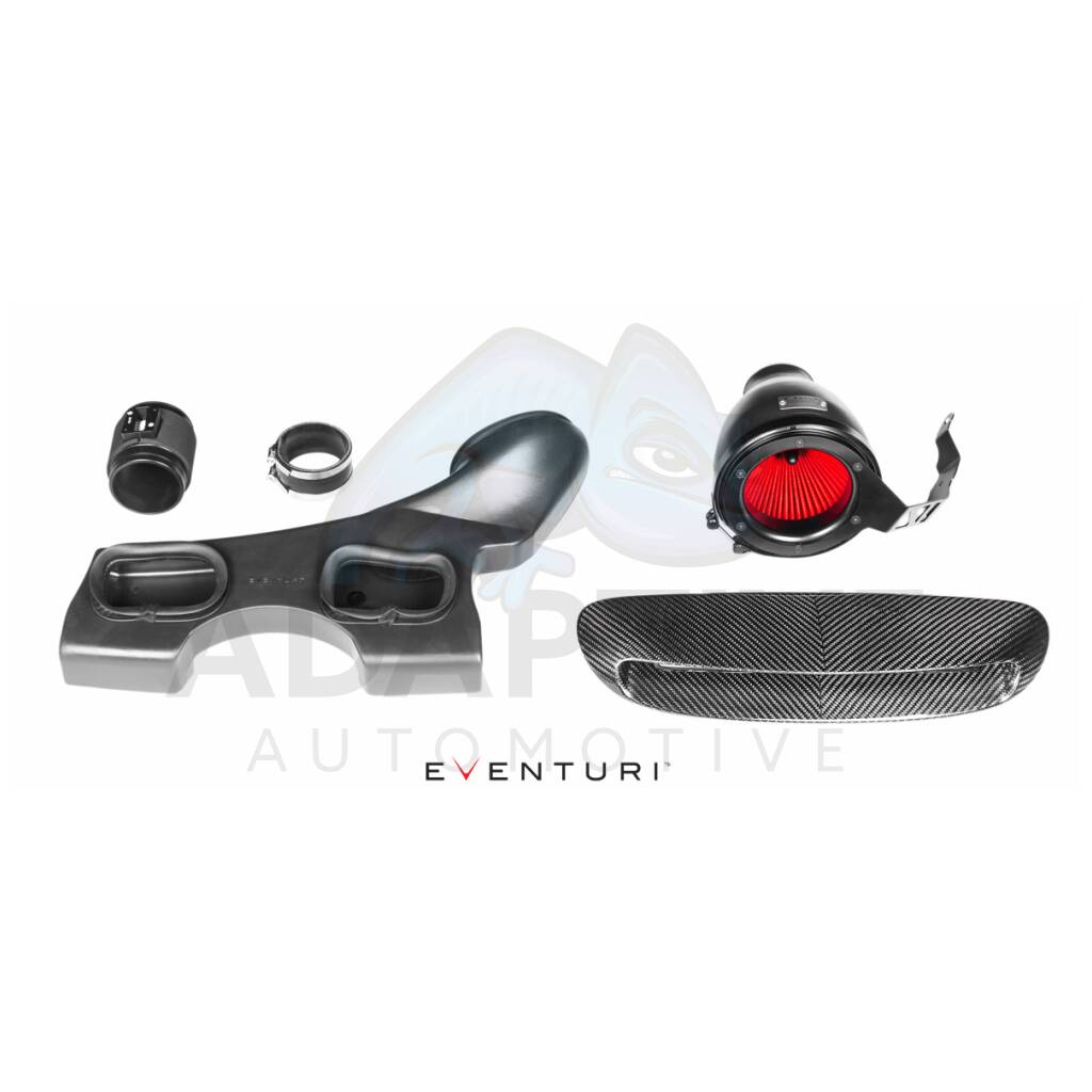 Plastic intake with carbon scoop