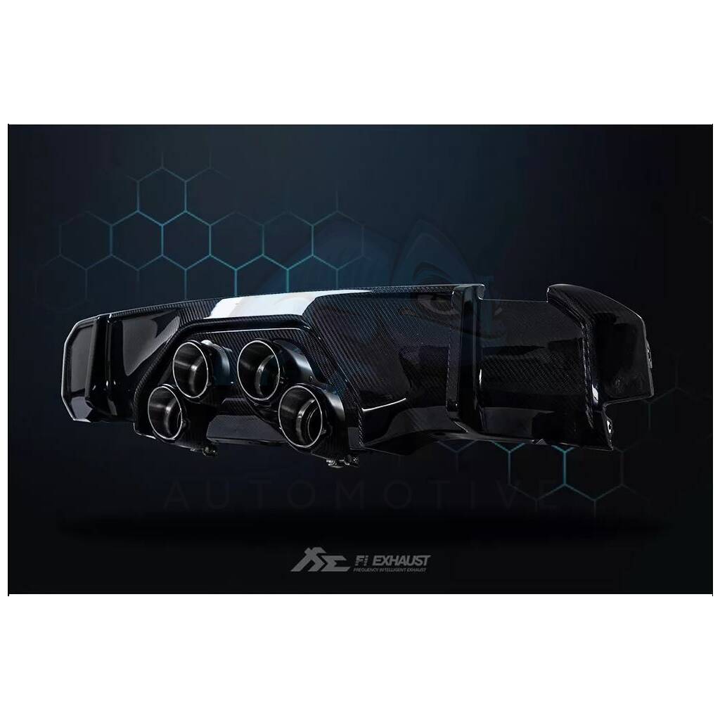 Dry Carbon Fiber M-Performance Style Rear Diffuser Combo Buy