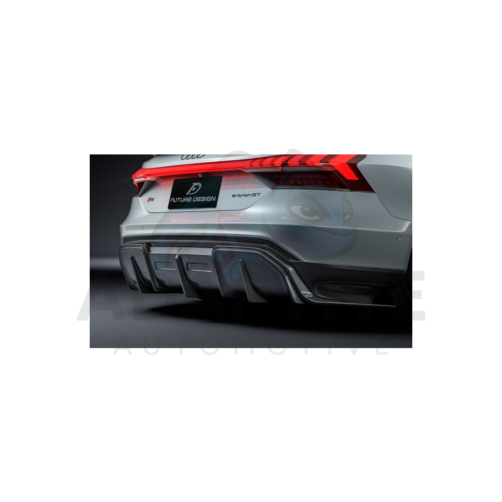 Audi RS e-tron GT / e-tron GT - Future Design style carbon rear Diffuser