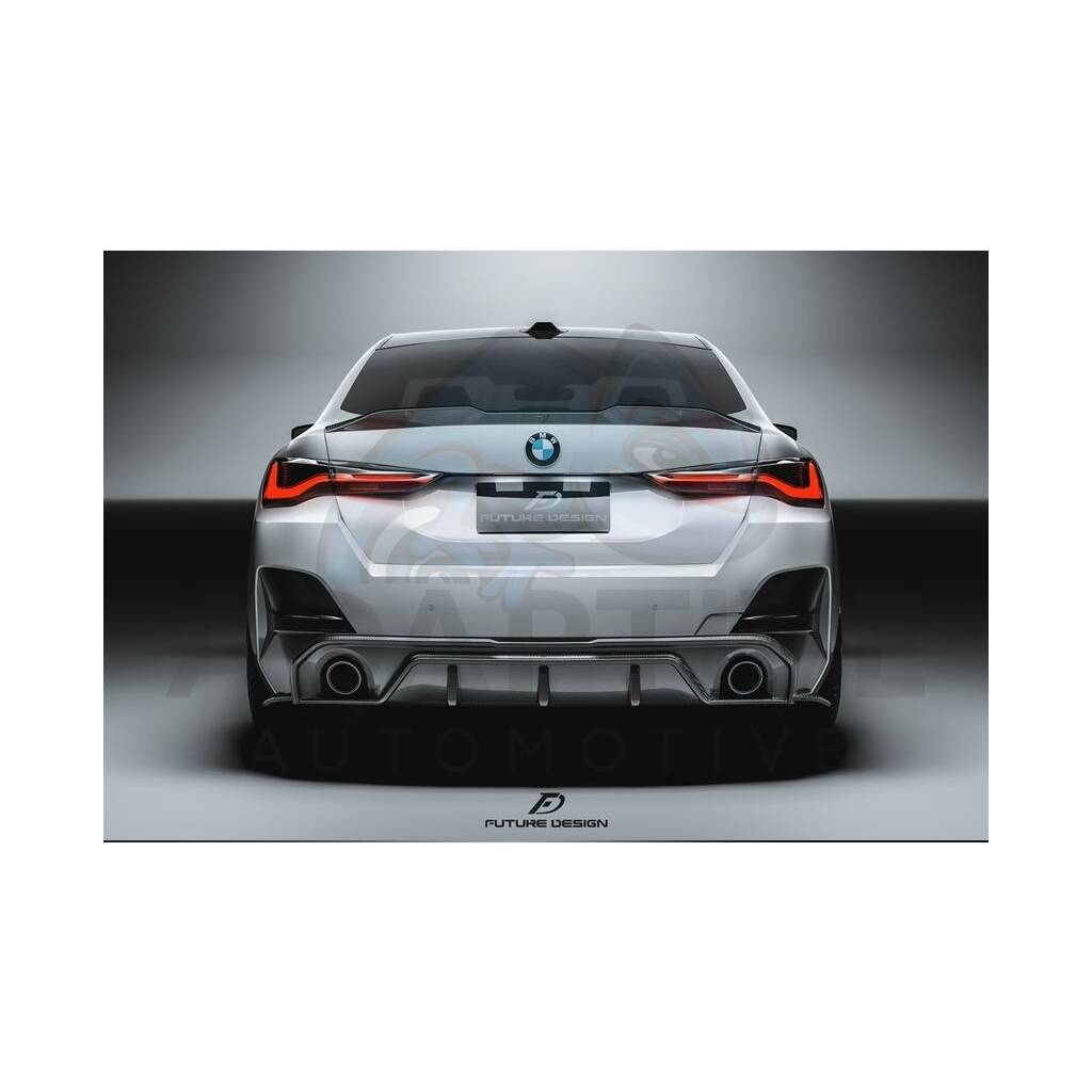 Carbon rear diffuser