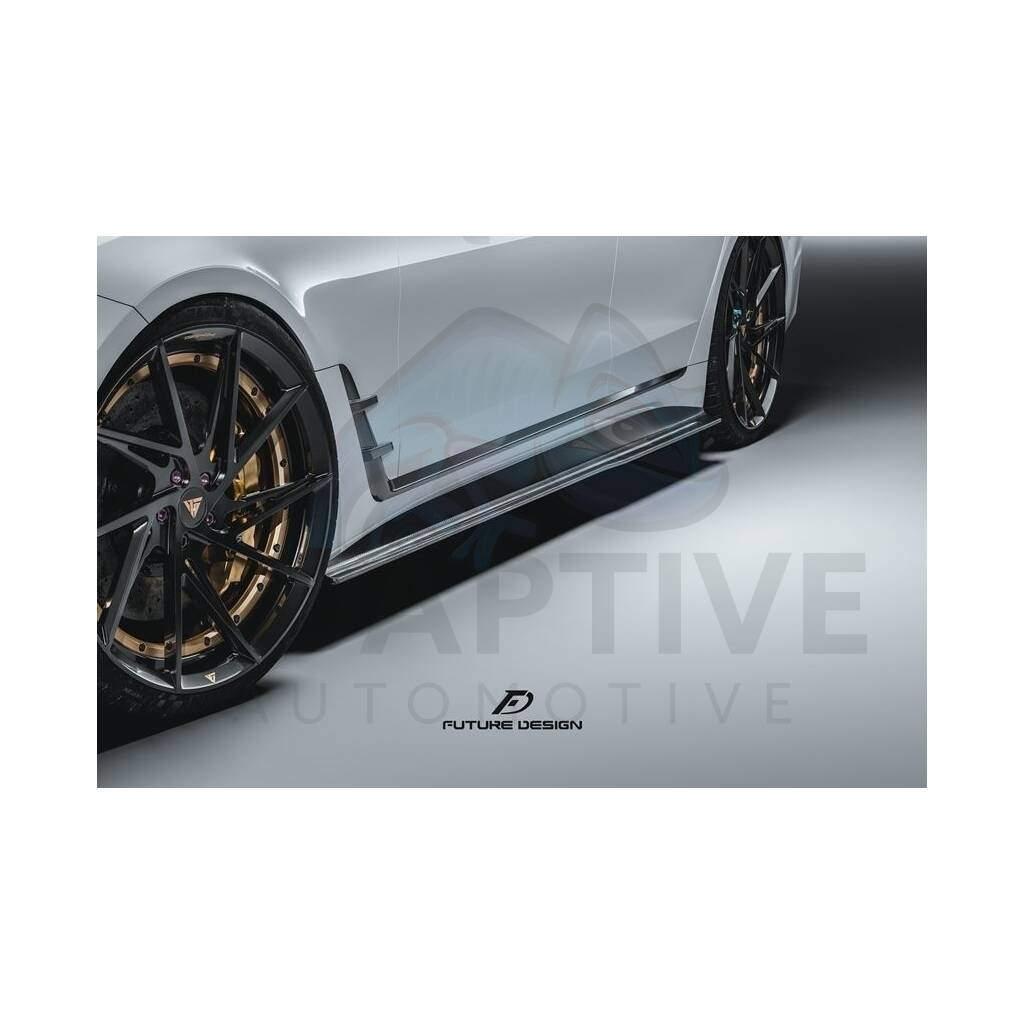 Carbon side skirt splitter