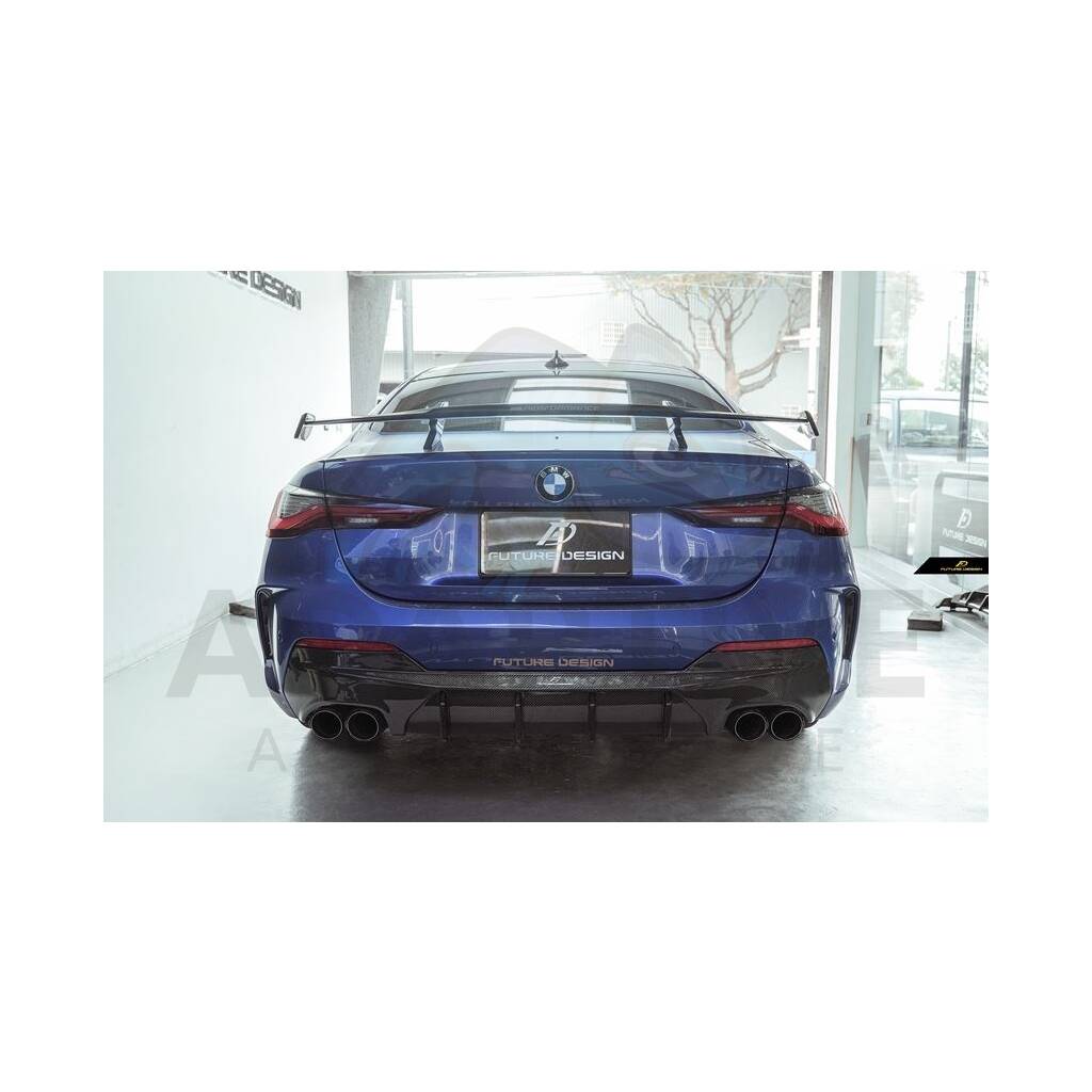 FD style carbon rear Diffuser [ Quad ]