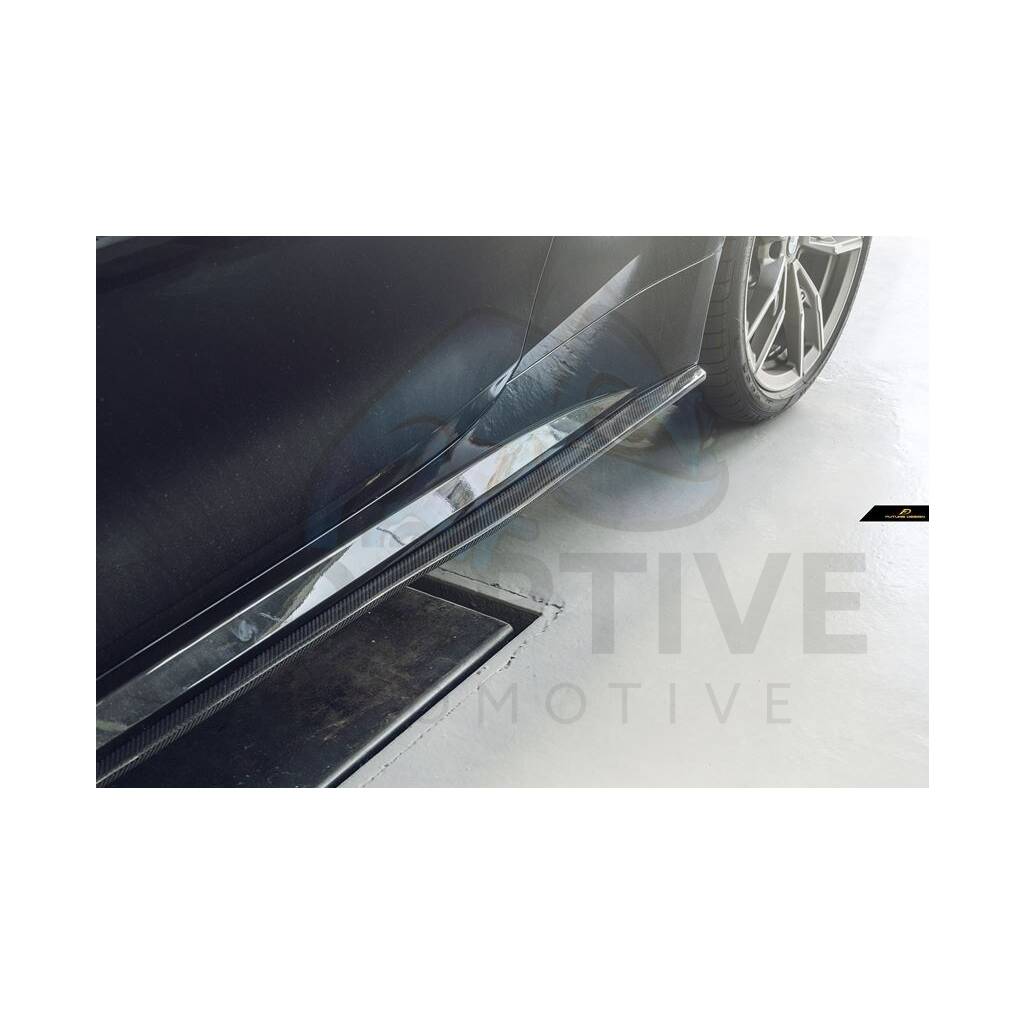 FD style carbon Side Skirt splitter