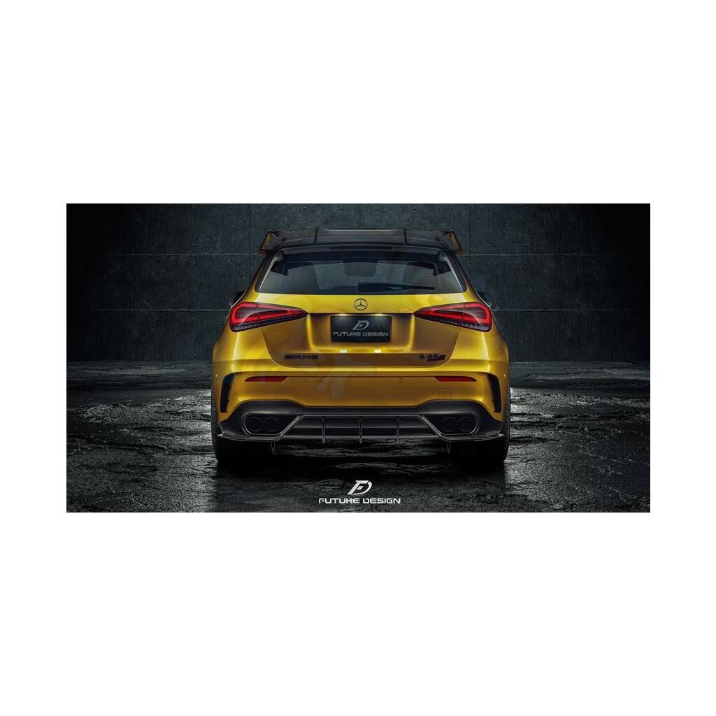FD style carbon rear Diffuser