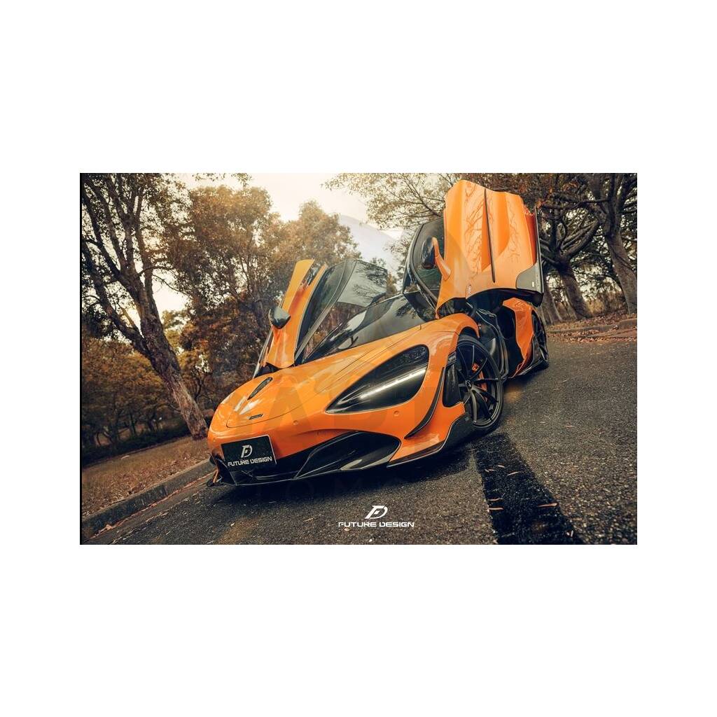 Future Design style carbon Front Lip