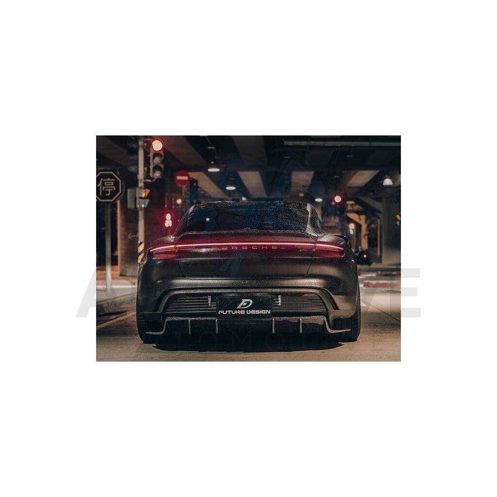 Future Design style carbon rear Diffuser