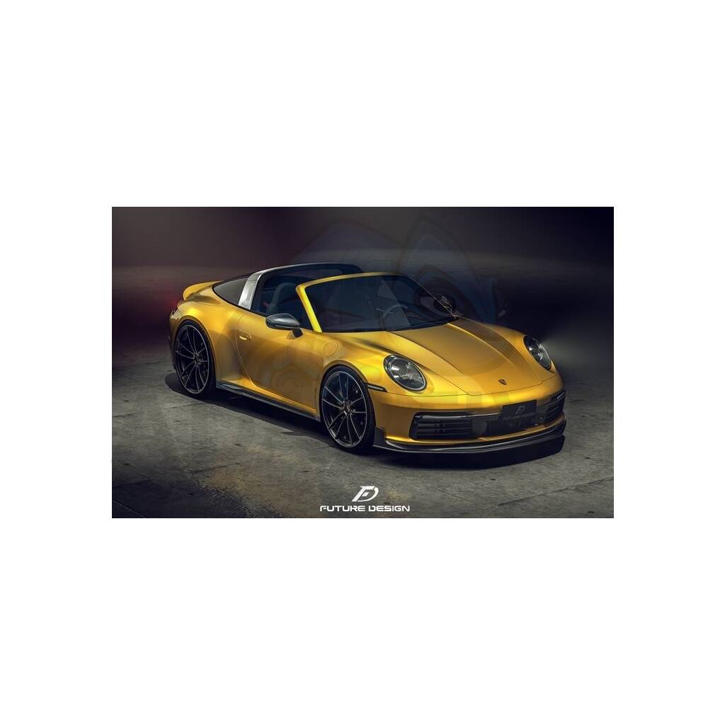 Future Design style carbon Front Lip