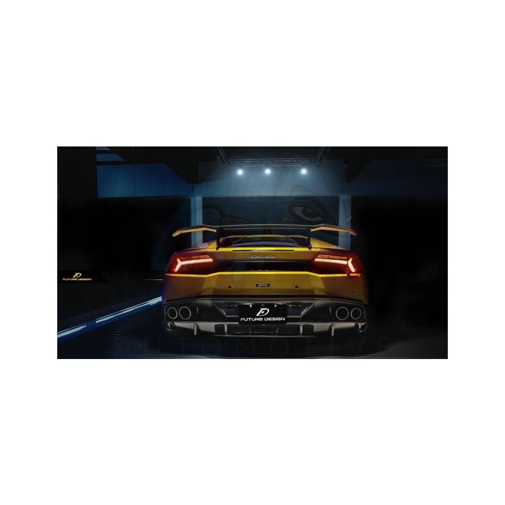 FD GT style carbon rear Diffuser