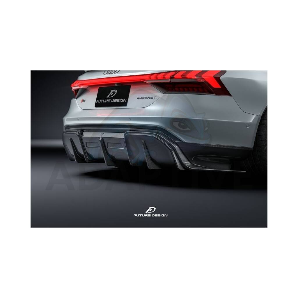 Future Design style carbon rear Diffuser