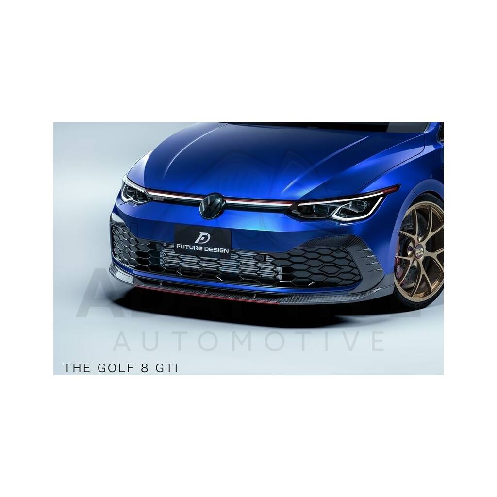 Future Design style carbon Front Lip [ 3 pcs ]