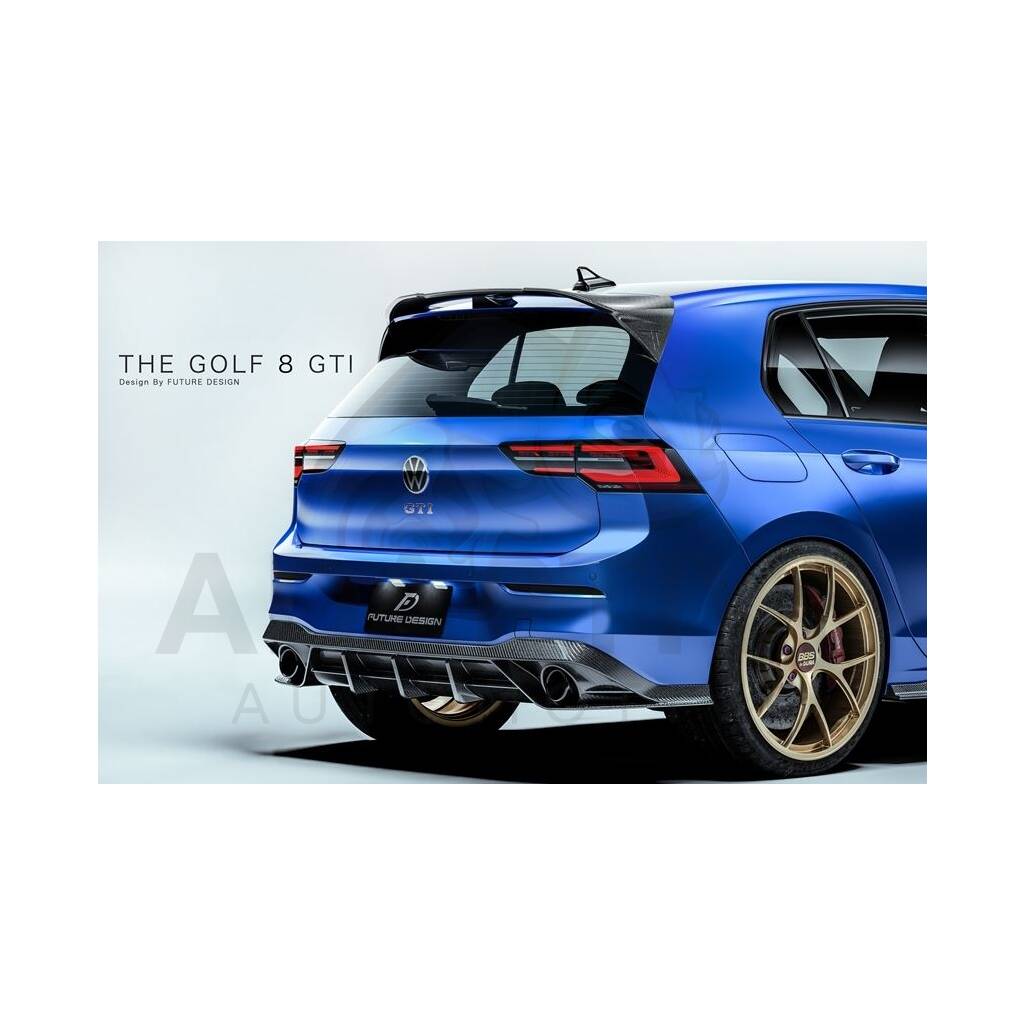 Future Design style carbon Roof Spoiler