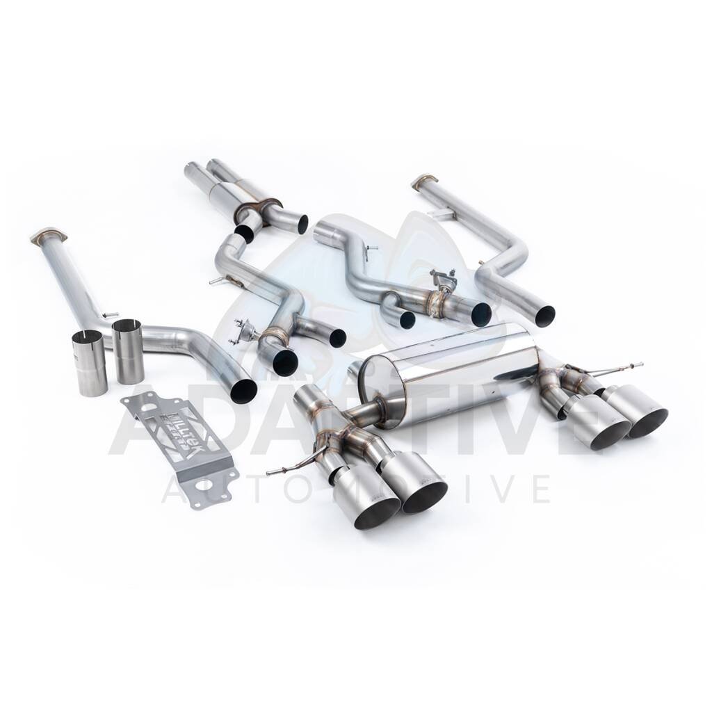 Cat-back (Resonated) with brushed tips