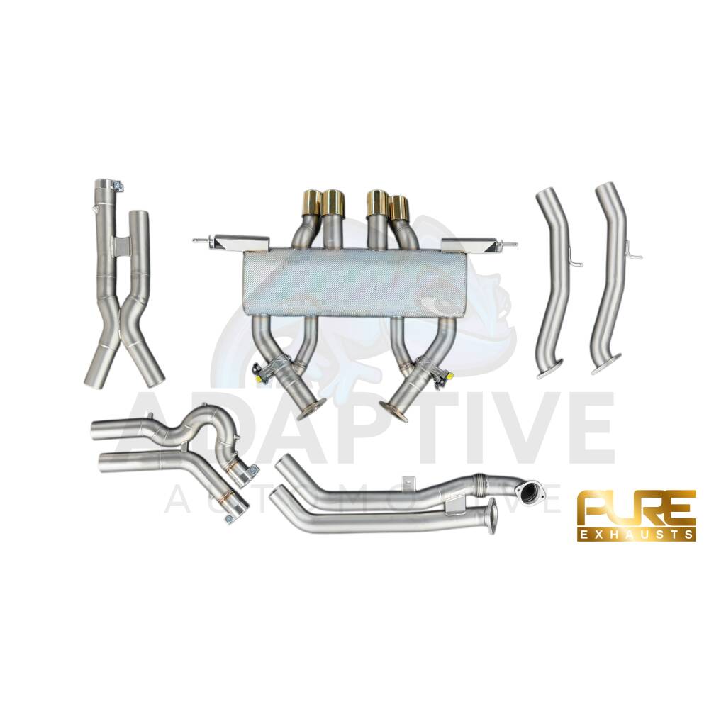 Cat-back Equal Length with M-style Quad Tips