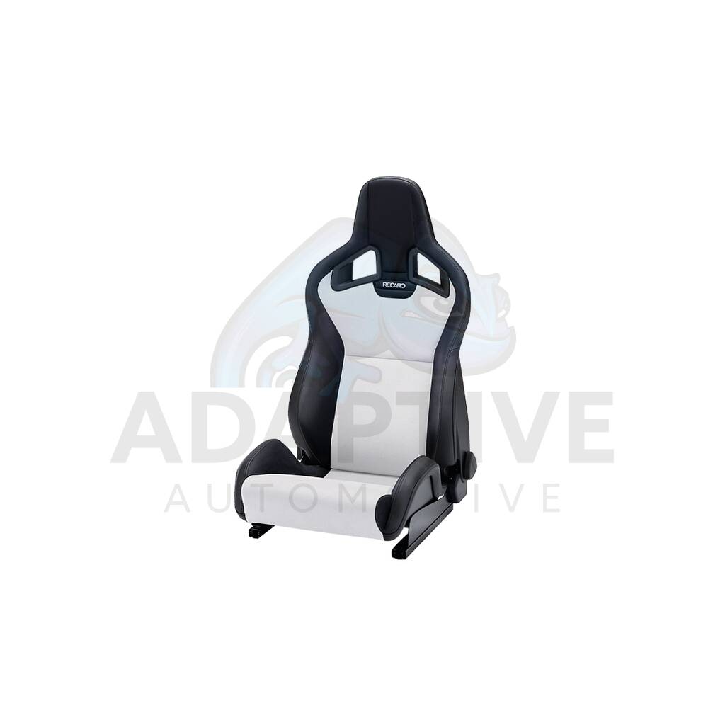 RECARO Sportster CS Links Vinyl zwart / Dynamica zilver met verwarming
