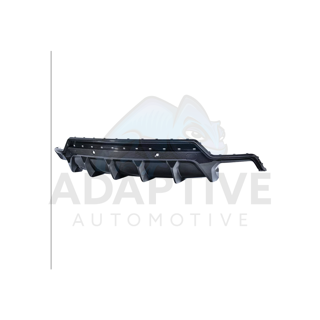 Rear Diffuser Assembly in Visual Carbon Fibre 