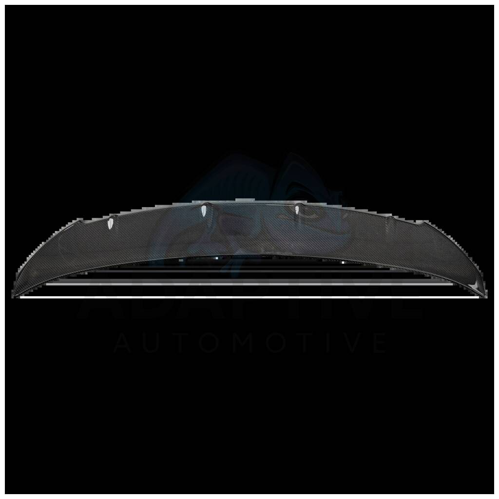 Rear Lip Spoiler - Visual Carbon Fibre Lacquered