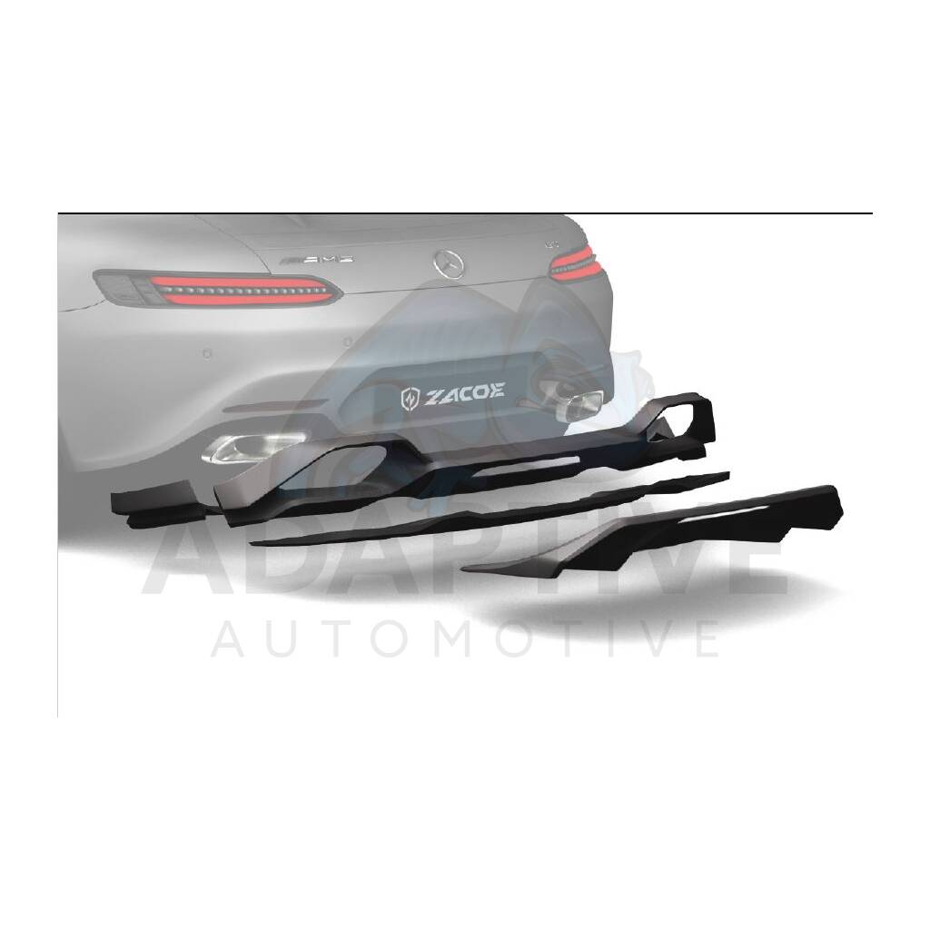 Rear Bumper Sides Set