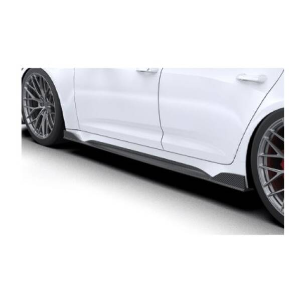Fiber polymer side skirts