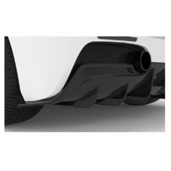 Carbon rear diffuser upper add on