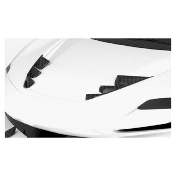 Carbon hood vents
