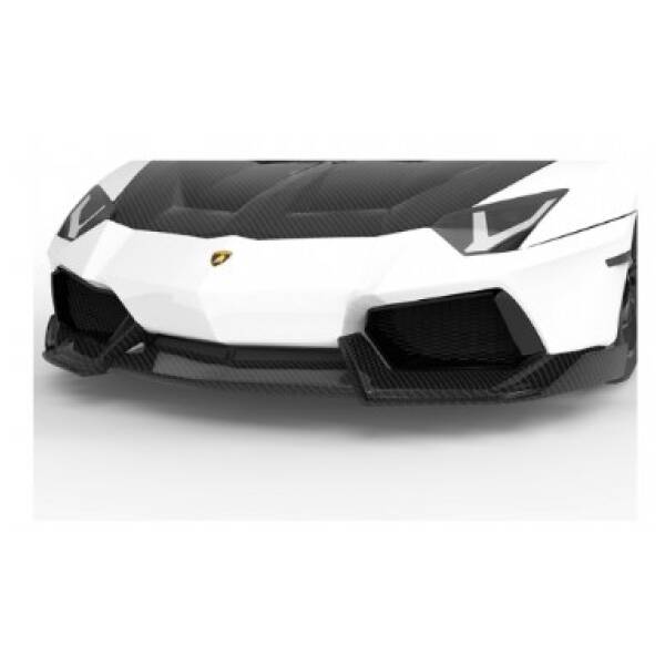 Carbon front aero lip