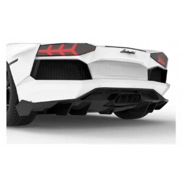 Carbon rear diffuser