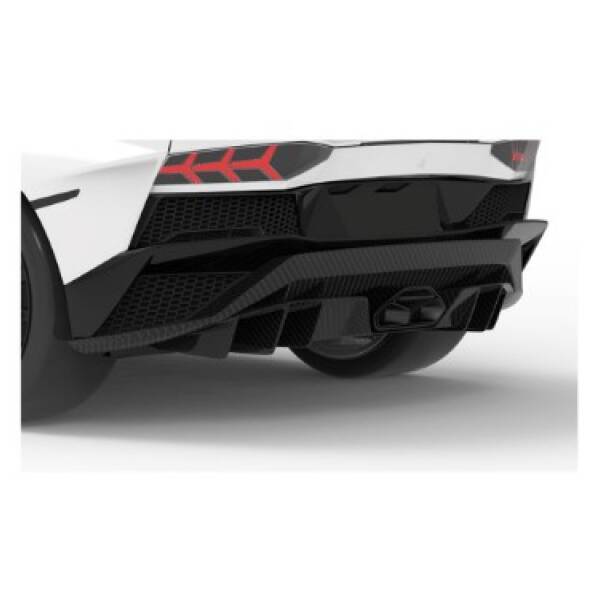 Carbon rear diffuser