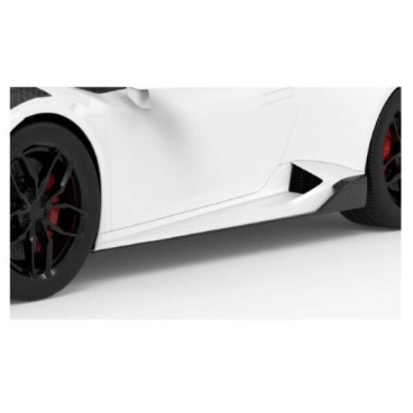 Carbon side skirts