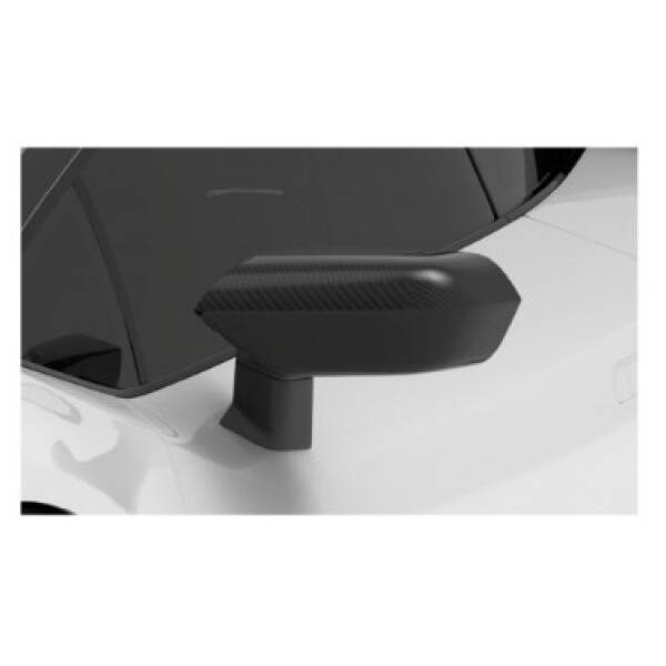Carbon mirror caps