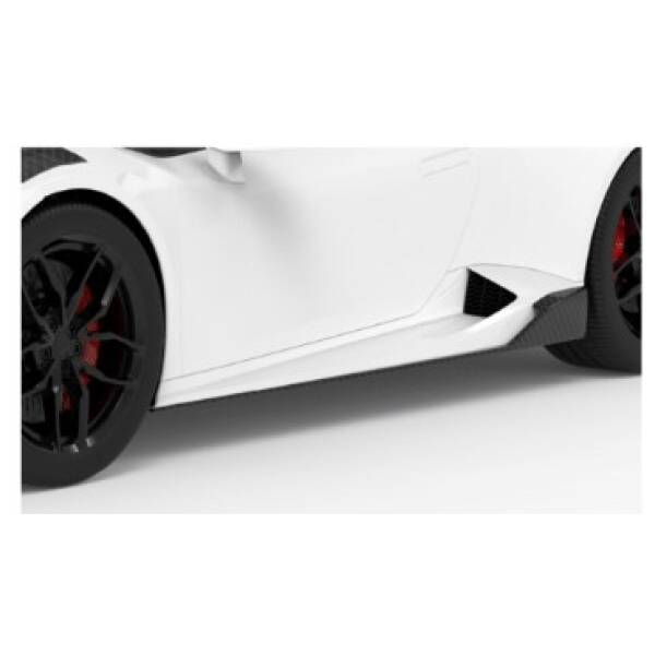 Carbon side skirts