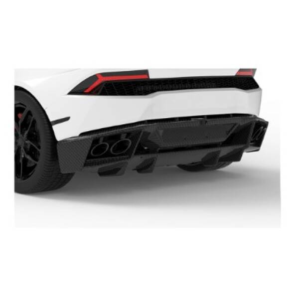 Carbon rear diffuser