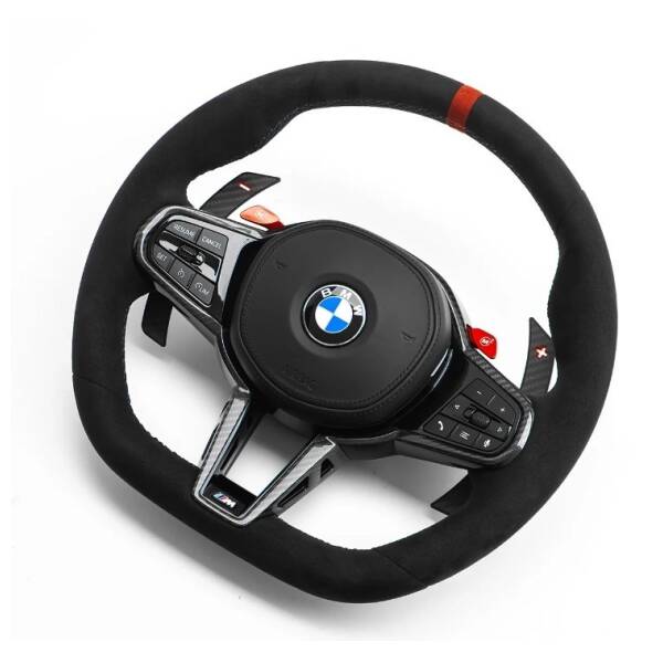 Carbon steering wheel cover (M-performance style)