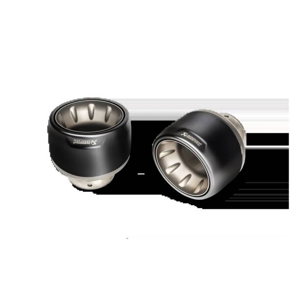 Tail pipe set (Titanium) - Black
